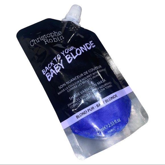 CHRISTOPHE ROBIN - Shade Variation Hair Toning Mask in Baby Blonde - Picture 1 of 2